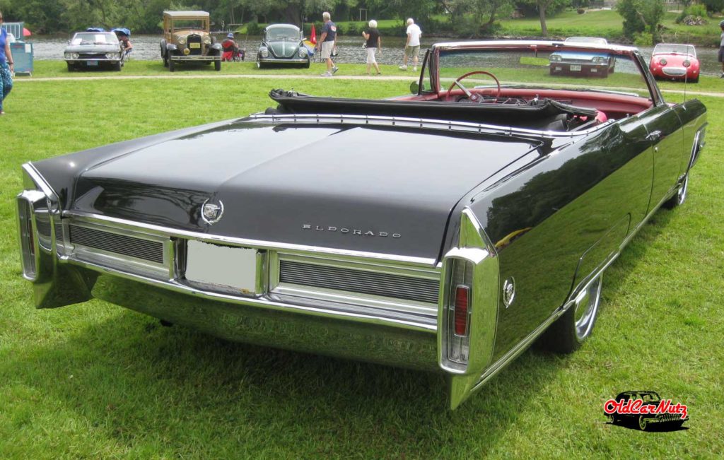 Subdued tailfins on the 1965 Cadillac Eldorado Convertible